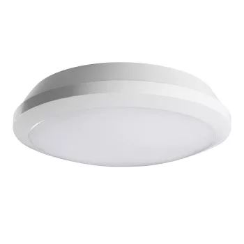   Kanlux 19064 DABA PRO 25W NW-W kerek kültéri oldalfali/mennyezeti lámpa fehér színben, 2800 lm, 25W teljesítmény, 50000 h élettartammal, IP65 védettséggel, 220-240 V, 4000 K (Kanlux 19064)