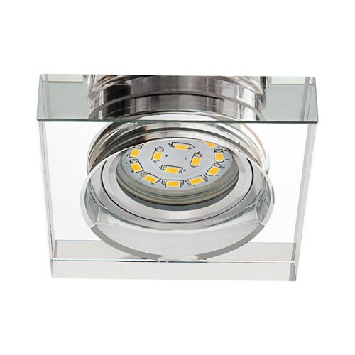 Kanlux MORTA B CT-DSL50-SR lámpa ezüst, szögletes SPOT lámpa, IP20-as védettséggel (Kanlux 22112)