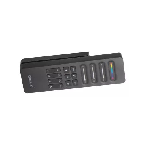 Kanlux 22133 REMOTE D M/RGB/CCT-B távirányító, elemes, RGB, fekete színben, műanyag kivitel, IP20 védettséggel, 2 x 1,5V DC ( Kanlux 22133 )