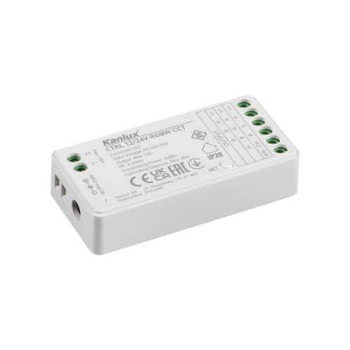 Kanlux 22148 CTRL 12/24V RGBW CCT vezérlő, IP20 védettséggel, 12/24V (Kanlux 22148)