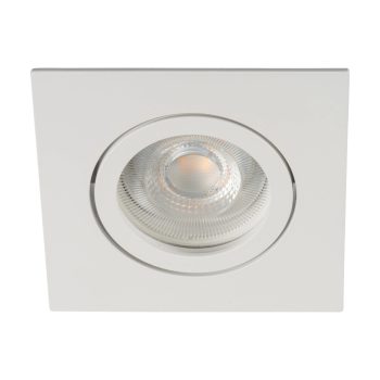   Kanlux 22435 DALLA DTL-W fehér, szögletes állítható SPOT lámpa, fényforrás és foglalat nélkül, IP20-as védettséggel (Kanlux 22435)