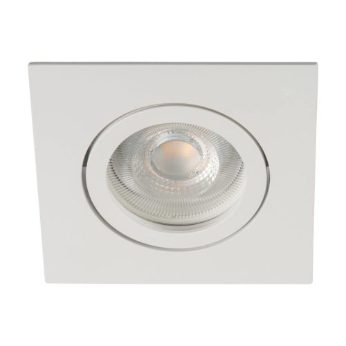 Kanlux 22435 DALLA DTL-W fehér, szögletes állítható SPOT lámpa, fényforrás és foglalat nélkül, IP20-as védettséggel (Kanlux 22435)