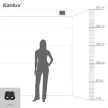 Kanlux BORD mennyezeti kerek lámpa IP20-as védettséggel, fekete színben, GU10 foglalattal (Kanlux 22555)