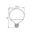 Kanlux 22571 LUNI LED E27 16W/3000K LED fényforrás E27 foglalat 1520lm fényerővel (Kanlux 22571 )