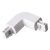 Kanlux 22581 TEAR PR-90A-WH bal csatlakozó, beltéri, háromfázisú kábelsínes rendszerhez, fehér színben, IP20-as védelemmel, 220-240 V, ( fali / mennyezeti szereléssel ), ház: műanyag
