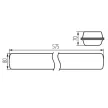 Kanlux 22606 MAH LED HI 19W-NW RYF kültéri mennyezeti por és pára mentes lámpa szürke színben, 2400 lm, 19W teljesítmény, 50000 h élettartammal, IP65 védettséggel, 220-240 V, 4000 K (Kanlux 22606)