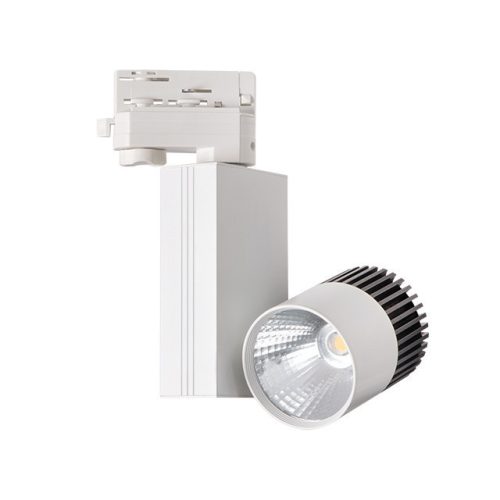Kanlux 22620 TRAKO LED COB-11, beltéri lámpa, háromfázisú kábelsínes rendszerhez, 11 W , 750 lm fényerővel, 4000 K, fehér színben, IP20, 220-240 V, ( fali / mennyezeti szereléssel ) (Kanlux 22620)