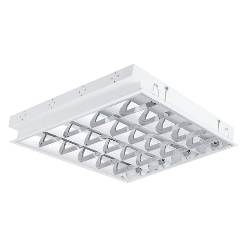 Kanlux 22673 REGIS 4LED 418 PT Süllyesztett tükrös lámpatest, 4x18W teljesítmény, fehér színben, G13 foglalattal, IP20 védettséggel, 220-240V (Kanlux 22673)