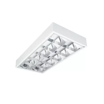   Kanlux 22674 NOTUS 4LED 218 NT Falon kívüli lámpatest, 2x18W teljesítmény, fehér színben, G13 foglalattal, IP20 védettséggel, 220-240V (Kanlux 22674)
