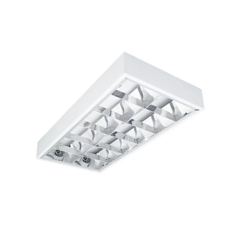 Kanlux 22674 NOTUS 4LED 218 NT Falon kívüli lámpatest, 2x18W teljesítmény, fehér színben, G13 foglalattal, IP20 védettséggel, 220-240V (Kanlux 22674)