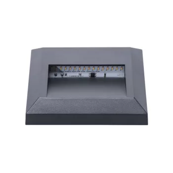   Kanlux 22770 CROTO LED szürke kültéri oldalfali lámpa LED SMD IP65 hideg fehér 1,1W 30lm (Kanlux 22770)