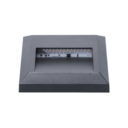 Kanlux 22770 CROTO LED szürke kültéri oldalfali lámpa LED SMD IP65 hideg fehér 1,1W 30lm