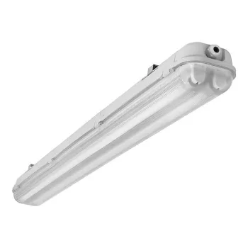   Kanlux 22800 MAH PLUS-236/4LED/PC, kültéri lámpa, 2x36 W teljesítménnyel, szürke színben, G13-as foglalattal, IP65-ös védelemmel, 220-240 V, ( mennyezeti szereléssel ) (Kanlux 22800)