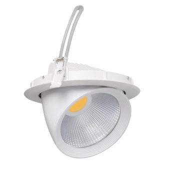   Kanlux 22840 HIMA MCOB 30W-NW-W kerek beltéri mélysugárzó fehér színben, 2100 lm, 30W teljesítmény, 30000 h élettartammal, IP20 védettséggel, 220-240 V, 4000 K (Kanlux 22840)