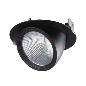   Kanlux 22842 HIMA LED 23W-NW-B kerek beltéri mélysugárzó fekete színben, 2510 lm, 23W teljesítmény, 30000 h élettartammal, IP20 védettséggel, 220-240 V, 4000 K (Kanlux 22842)