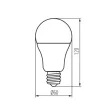 Kanlux 22954 RAPID HI v2 E27-NW LED fényforrás, E27 foglalat, 1520 lm, 13W teljesítmény, 15000 h élettartammal, 220-240 V, 4000 K (Kanlux 22954)