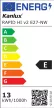 Kanlux 22954 RAPID HI v2 E27-NW LED fényforrás, E27 foglalat, 1520 lm, 13W teljesítmény, 15000 h élettartammal, 220-240 V, 4000 K (Kanlux 22954)