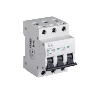   Kanlux IDEAL 23165 KMB6-C40/3 kismegszakító 3P 40A C karakterisztika 6kA (Kanlux 23165)