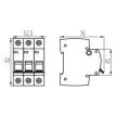 Kanlux IDEAL 23172 KMB6-B50/3 kismegszakító 3P 50A B karakterisztika 6kA (Kanlux 23172)