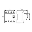 Kanlux IDEAL 23183 KRD6-4/25/30 áram-védőkapcsoló (Fi-relé), AC osztály, 4P, 25A, 30mA (Kanlux 23183)