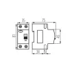 Kanlux IDEAL 23213 KRO6-2/B10/30 Áramvédős kismegszakító (Kombi Fi-relé) 1P+N, B karakterisztika 10A 30mA 6kA AC osztály (Kanlux 23213)