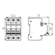 Kanlux 23232 KMI-3/40A moduláris leválasztó kapcsoló 3P, 40A, 230/400V AC (Kanlux 23232)