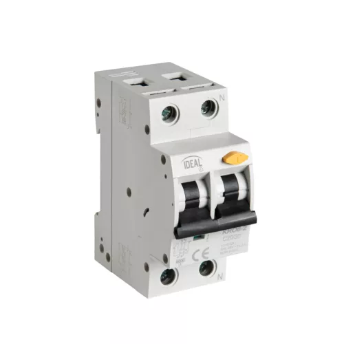 Kanlux 23263 KRO6 áramvédős kismegszakító (RCBO), 20 A, C karakterisztika, 30 mA, AC típus, 2 modul, IP20 védettséggel, 230 V AC ( Kanlux 23263 )