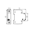 Kanlux 23311 KSGP helykitöltő modul, 1 modul, IP20 védettséggel ( Kanlux 23311 )