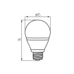 Kanlux 23421 BILO LED T SMD E27 6,5W/4000K LED fényforrás E27 foglalat 600lm fényerővel (Kanlux 23421 )