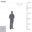 Kanlux 23451 MERGE ADJ-O beltéri süllyesztett mozgásérzékelő, fehér színben, PIR szenzor, IP20 védettséggel, max 800W teljesítmény, 220-240V (Kanlux 23451)