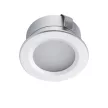 Kanlux 23521 IMBER ezüst dekorációs led, süllyesztett lámpa LED SMD IP65 hideg fehér 1W 40lm (Kanlux 23521)