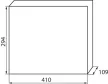 Kanlux 23615 KDB kiselosztó, 36 modul, 2 sor, soronként 18 modul, kék színű átlátszó ajtóval, falon kívüli, IP30 védettséggel, 63 A, műanyag kivitel ( Kanlux 23615 )