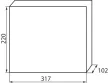 Kanlux 23618 KDB-F12T KDB műanyag kiselosztó, 12 modul, 1 sor, IP30, kék színű átlátszó ajtóval, süllyesztett (Kanlux 23618)