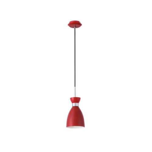 Kanlux 23997 RETRO HANGING LAMP R beltéri függő lámpa, E14 foglalattal, piros színben, max 20W teljesítmény, IP20 védettséggel, 220-240 V (Kanlux 23997)