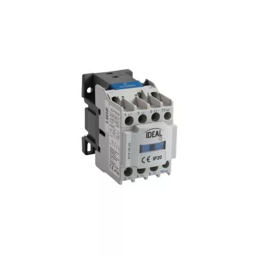 Kanlux 24101 KCP ipari mágneskapcsoló, 9 A, 3 fő érintkező és 1 segédérintkező, 24 V AC vezérlőfeszültség, IP20 védettséggel ( Kanlux 24101 )