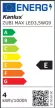 Kanlux 24522 ZUBI G9 3,5W/3000K LED fényforrás G9 foglalat 400lm fényerővel (Kanlux 24522 )