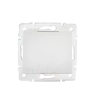   Kanlux MOWION DOMO 24713 egypólusú nyomó (N101), fehér burkolattal, keret nélkül, süllyesztett, rugós bekötés, 10A 250V IP20 (Kanlux 24713)