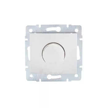   Kanlux MOWION DOMO 24727 forgatógombos fényerőszabályzó (dimmer) izzó- és halogénlámpához 500W , fehér burkolattal, keret nélkül, süllyesztett, 10A 250V IP20 (Kanlux 24727)