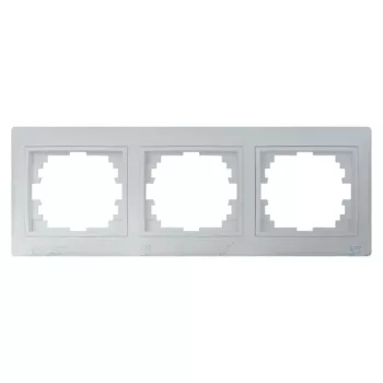   Kanlux MOWION DOMO 24882 3-as ezüst keret vízszintes elhelyezéssel IP20 (Kanlux 24882)