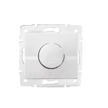   Kanlux MOWION LOGI 25082 forgatógombos fényerőszabályzó (dimmer) izzó- és halogénlámpához 500W , fehér burkolattal, keret nélkül, süllyesztett, 10A 250V IP20 (Kanlux 25082)
