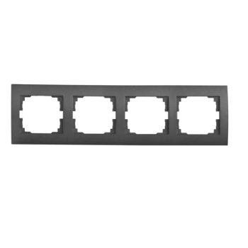   Kanlux MOWION LOGI 25297 4-es grafit keret vízszintes elhelyezéssel IP20 (Kanlux 25297)