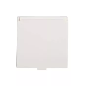   Kanlux MOWION BUIRO 25325 Schuko csapófedeles csatlakozóaljzat (dugalj) érintkezés védelemmel, 16A, fehér színben, IP20 védettséggel, 250V (Kanlux 25325)