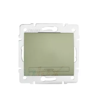   Kanlux MOWION DOMO 25370 keresztkapcsoló (107), pezsgő burkolattal, keret nélkül, süllyesztett, rugós bekötés, 10A 250V IP20 (Kanlux 25370)