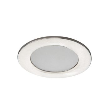   Kanlux 25781 IvIAN LED szatén nikkel dekorációs led, mennyezeti lámpa LED IP44 meleg fehér 4,5W 340lm (Kanlux 25781)