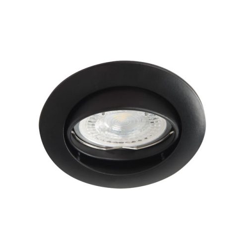 Kanlux VIDI CTC-5515-B fekete, kerek SPOT lámpa, IP20-as védettséggel (Kanlux 25996)