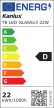 Kanlux 26059 T8 LED GLASSv3 22W-CW fényforrás, G13 foglalat, 3300lm, 22W teljesítmény, 30000h élettartammal, 220-240V, 6500K (Kanlux 26059)