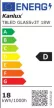 Kanlux 26068 T8 LED GLASSv3T átlátszó 18W/4000K LED fényforrás G13 foglalat 2610 lm fényerővel (Kanlux 26068 )
