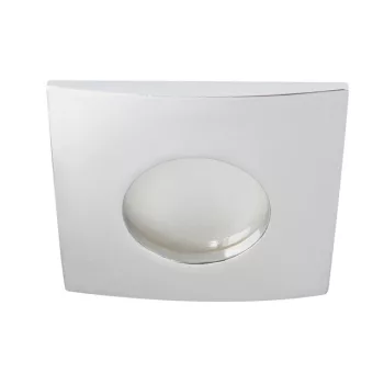   Kanlux QULES AC L-C lámpa GU10 króm, szögletes SPOT lámpa, IP44/20-as védettséggel (Kanlux 26302 )