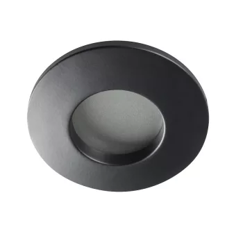   Kanlux 26306 QULES AC O-B kerek beltéri álmennyezeti lámpa fekete színben, GU10 foglalattal, max 35W teljesítmény, IP44/20 védettséggel, 220-240 V (Kanlux 26306)