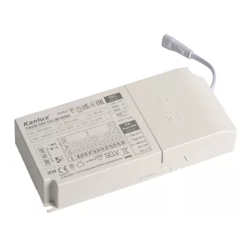  Kanlux 26386 TIBERI DRV DALIM700MA DALI LED tápegység 26380, 26381, 26382, 26383-hoz, 6,3-26,3W teljesítmény, 150-700mA, 9-42V DC, 220-240V AC (Kanlux 26386)